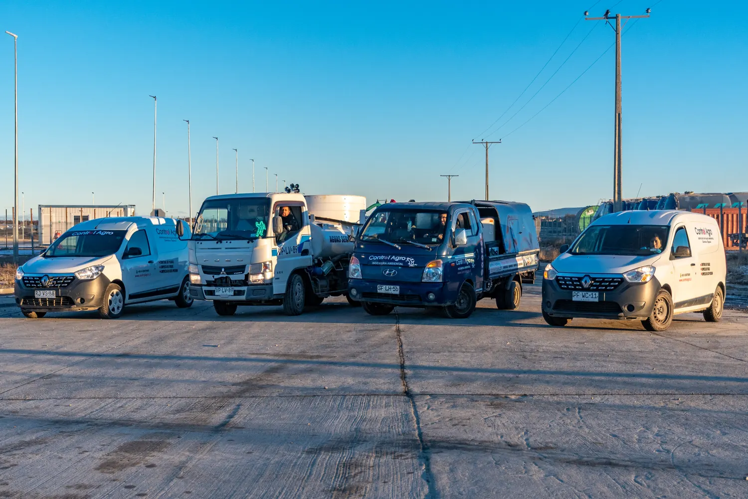 Flota de vehículos de Control Agro lista para operar en la Región de Magallanes